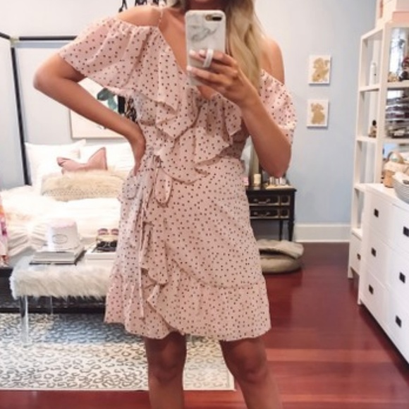 Wayf Dresses & Skirts - Ruffled wrap dress